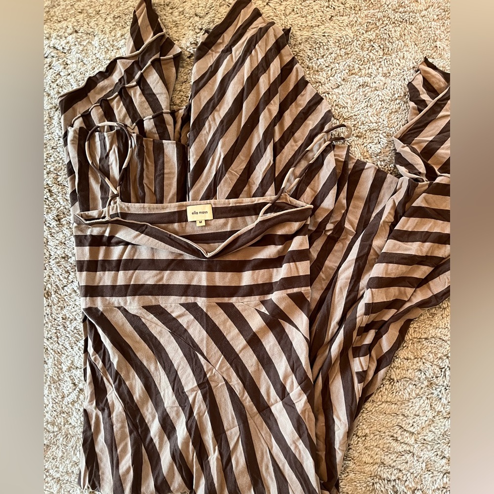 90s Ella Moss striped dress Sex & the City - Picture 2 of 5